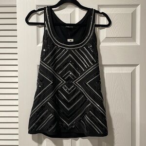 Express Tank Top with Sequin Accent NWT